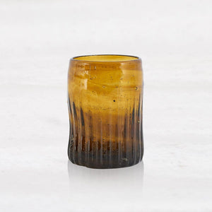 Six Ripple Gold Tumblers - ISHKAR