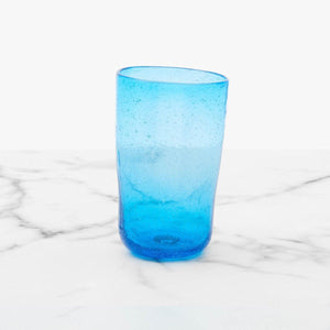 Six Tall Turquoise Tumblers - ISHKAR