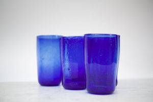 Six Tall Lapis Tumblers - ISHKAR