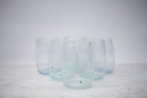 Six Aqua Tumblers - ISHKAR