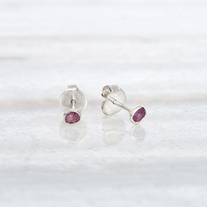 Cradle Studs with Colourful Spinel - ISHKAR