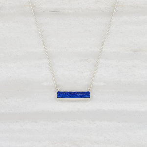 Hewn Lapis Pendant - ISHKAR